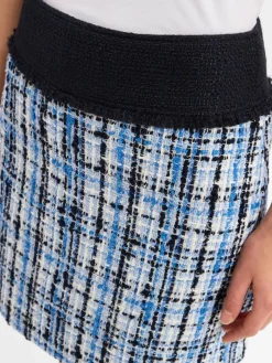 BOSS Röcke*Damen Rock - Vosola marine blau kariert