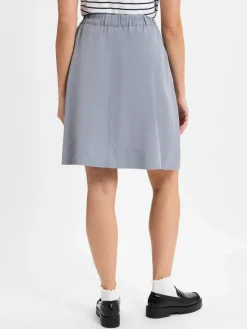 Marc O'Polo Röcke*Damen Rock mit Leinenanteil hellblau uni