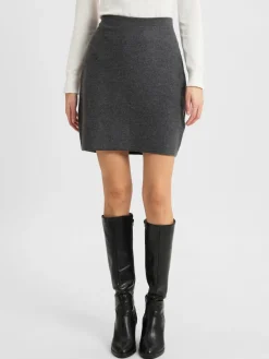 Marc O'Polo Röcke*Damen Rock mit Schurwoll-Anteil grau meliert