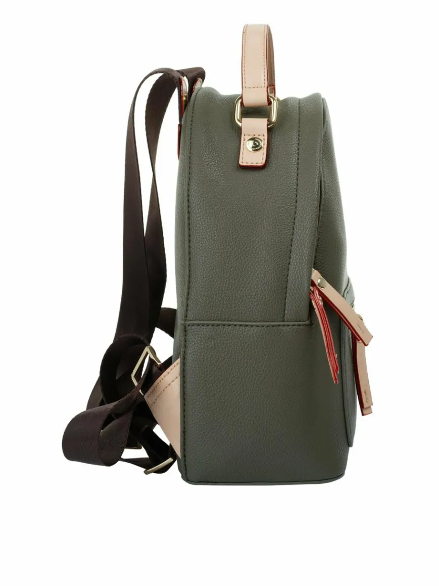 Bugatti Taschen & Rucksäcke*Damen Rucksack grün uni