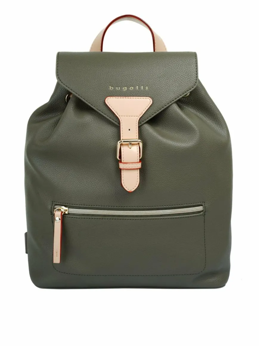 Bugatti Taschen & Rucksäcke*Damen Rucksack grün uni