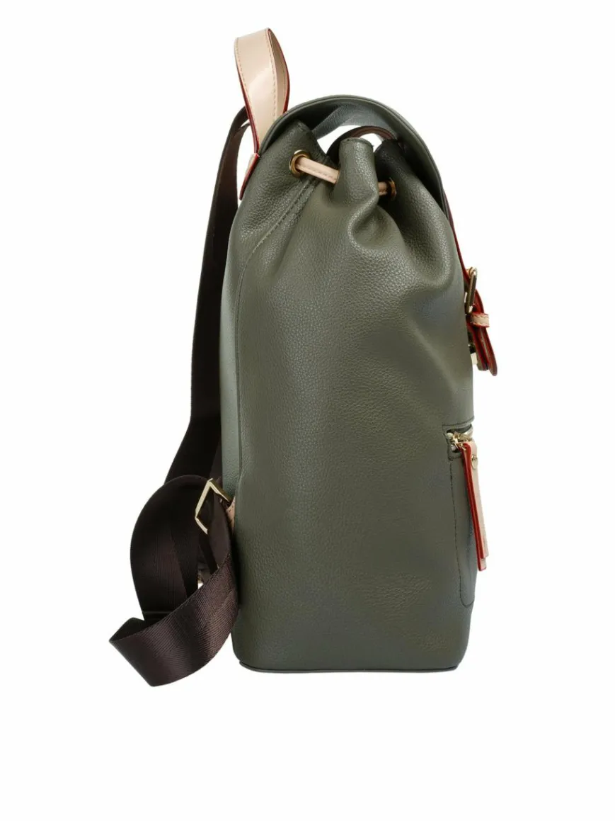 Bugatti Taschen & Rucksäcke*Damen Rucksack grün uni