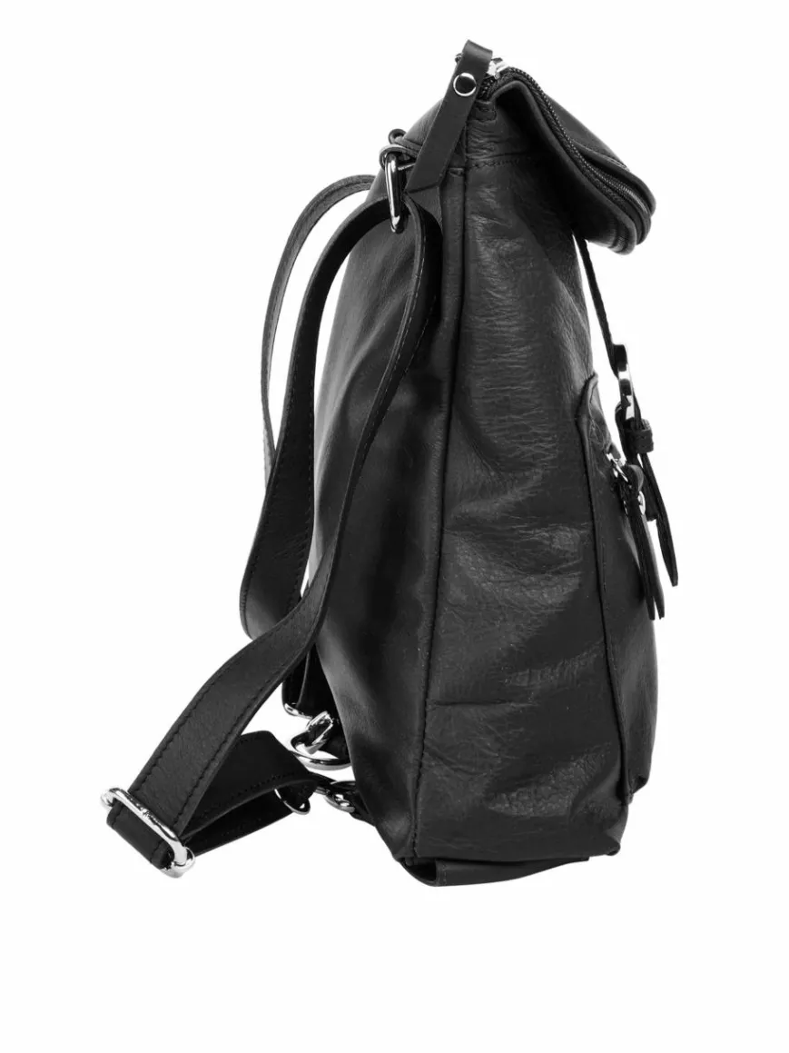 forty° Taschen & Rucksäcke*Damen Rucksack schwarz uni