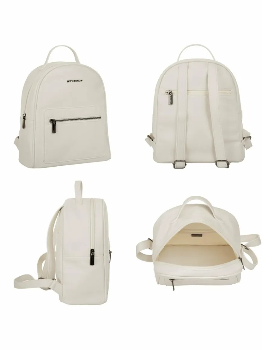 Betty Barclay Taschen & Rucksäcke*Damen Rucksack weiß uni
