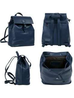 Cluty Taschen & Rucksäcke*Damen Rucksack blau uni