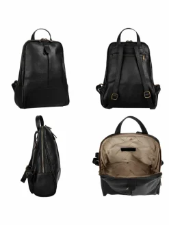 Samantha Look Taschen & Rucksäcke*Damen Rucksack schwarz uni