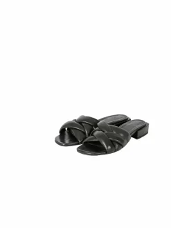 Apple of Eden Slipper|Sandalen & Sandaletten*Damen Sandale - JUNE schwarz uni