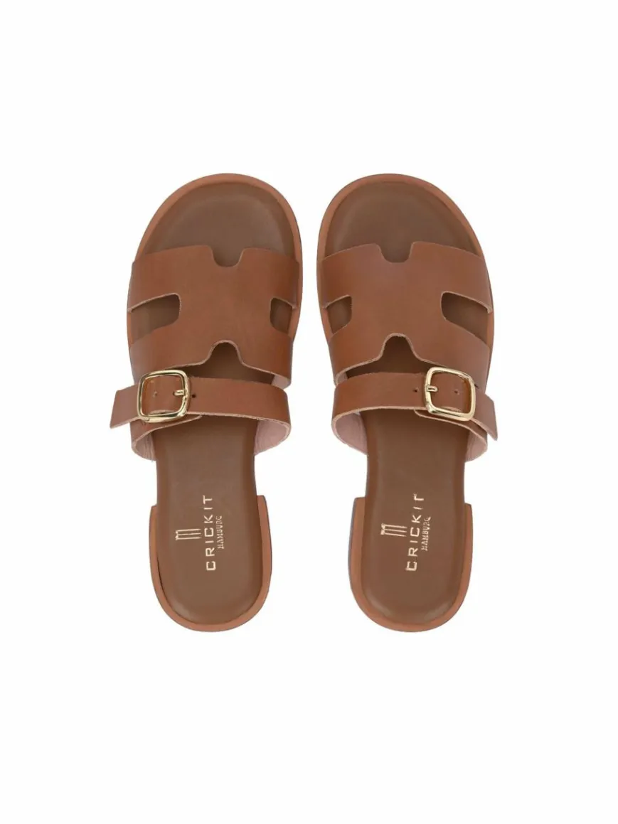 Crickit Sandalen & Sandaletten*Damen Sandale - ODETTE camel uni