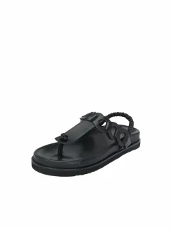 Crickit Zehentrenner|Sandalen & Sandaletten*Damen Sandale - ODINE schwarz uni