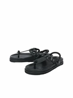 Crickit Zehentrenner|Sandalen & Sandaletten*Damen Sandale - ODINE schwarz uni
