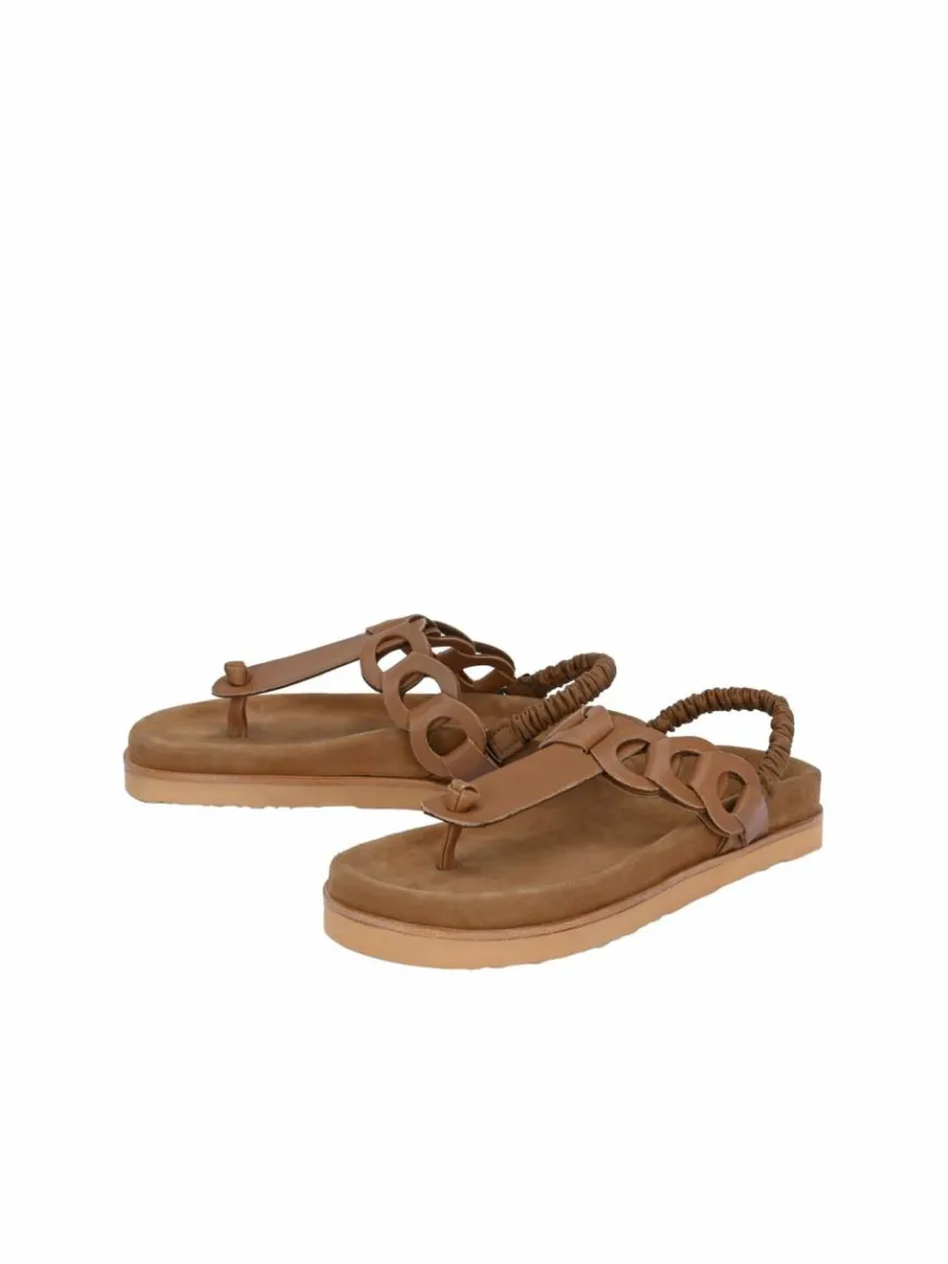 Crickit Zehentrenner|Sandalen & Sandaletten*Damen Sandale - ODINE camel uni