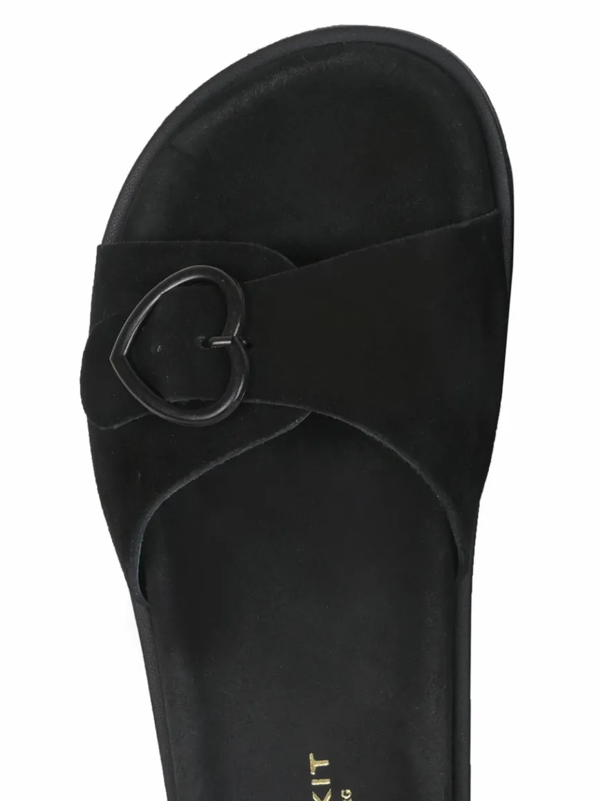 Crickit Sandalen & Sandaletten*Damen Sandale - RILANA schwarz bedruckt