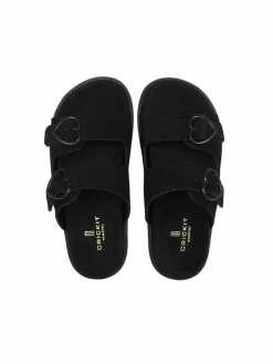 Crickit Sandalen & Sandaletten*Damen Sandale - RINA schwarz bedruckt