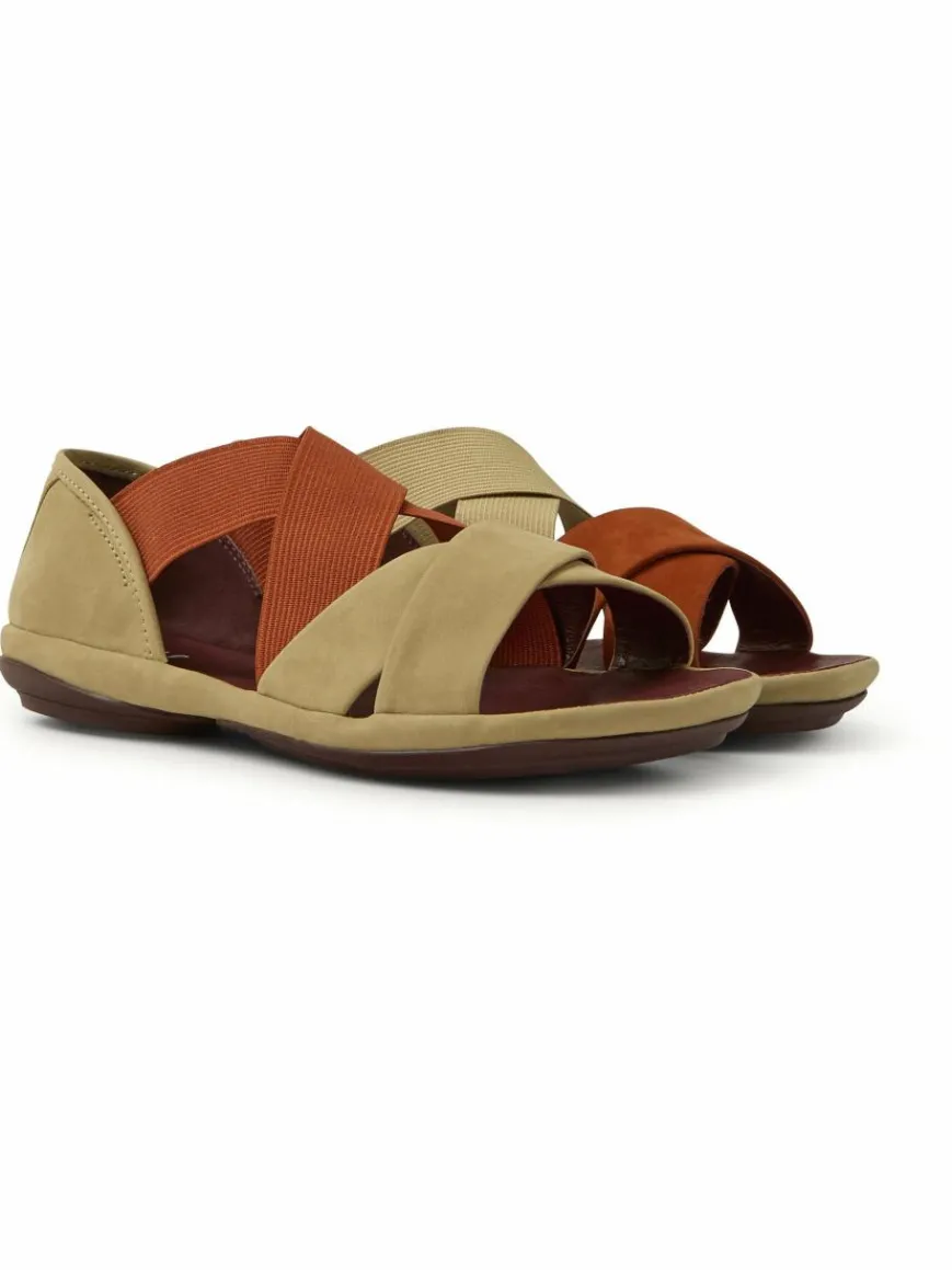 Camper Sandalen & Sandaletten*Damen Sandalen - Right Nina beige uni