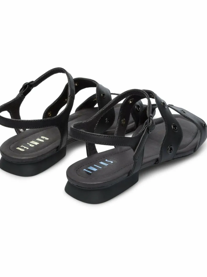 Camper Sandalen & Sandaletten*Damen Sandalen - Twins schwarz uni