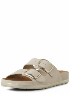 Tamaris Sandalen & Sandaletten*Damen Sandalen aus Leder sand uni