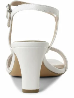 Tamaris Pumps|Sandalen & Sandaletten*Damen Sandaletten weiß uni