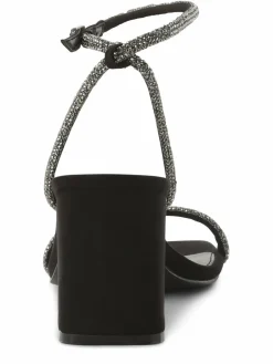 Steve Madden Sandalen & Sandaletten*Damen Sandaletten - Leva schwarz silber uni