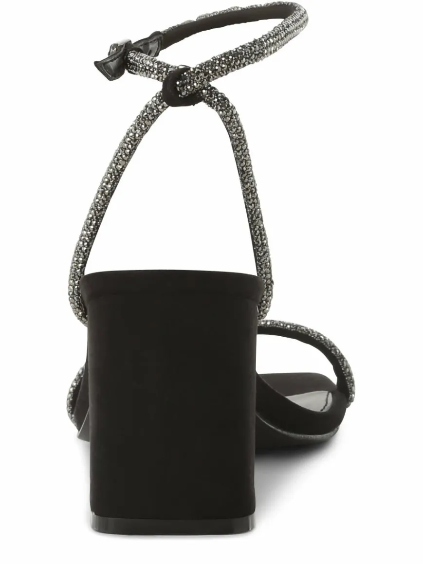 Steve Madden Sandalen & Sandaletten*Damen Sandaletten - Leva schwarz silber uni