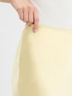 Samsøe Samsøe Röcke*Damen Satinrock zitrone uni