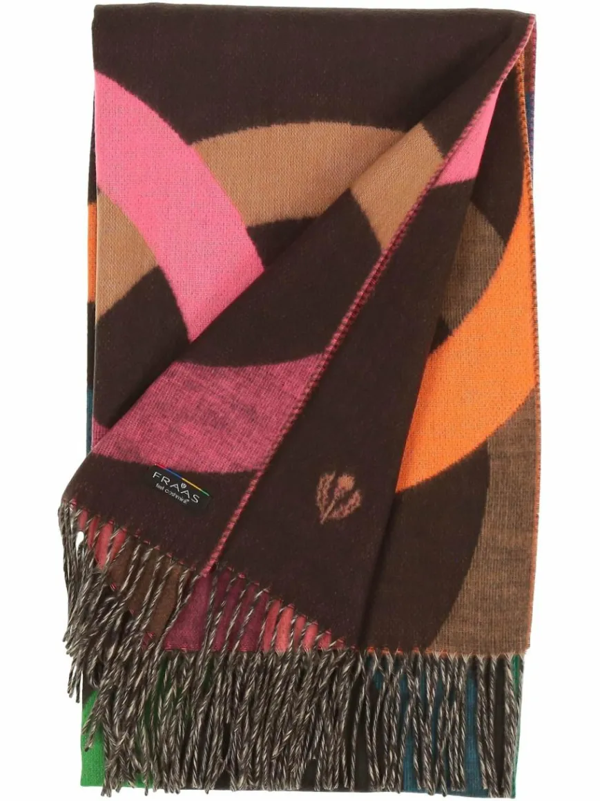 Fraas Schals & Tücher*Damen Schal kastanie gemustert