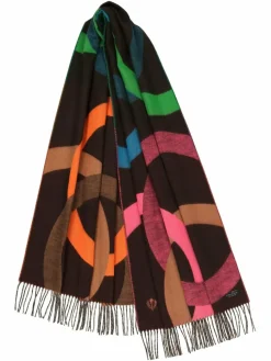 Fraas Schals & Tücher*Damen Schal kastanie gemustert