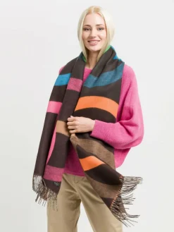 Fraas Schals & Tücher*Damen Schal kastanie gemustert