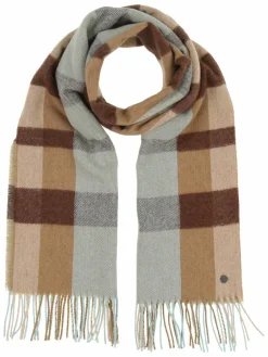 Fraas Schals & Tücher*Damen Schal camel kariert