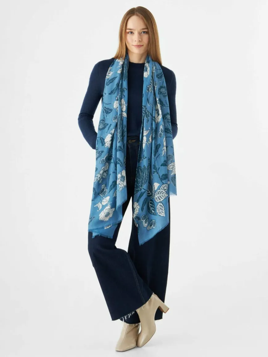 Codello Schals & Tücher*Damen Schal blau bedruckt