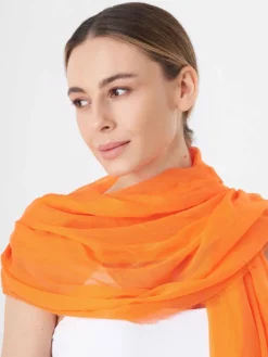 Codello Schals & Tücher*Damen Schal orange uni