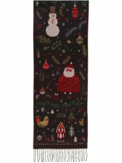 Fraas Schals & Tücher*Damen Schal blau gemustert