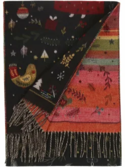 Fraas Schals & Tücher*Damen Schal blau gemustert