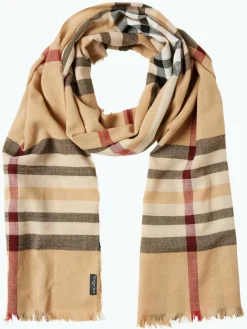 Fraas Schals & Tücher*Damen Schal camel kariert