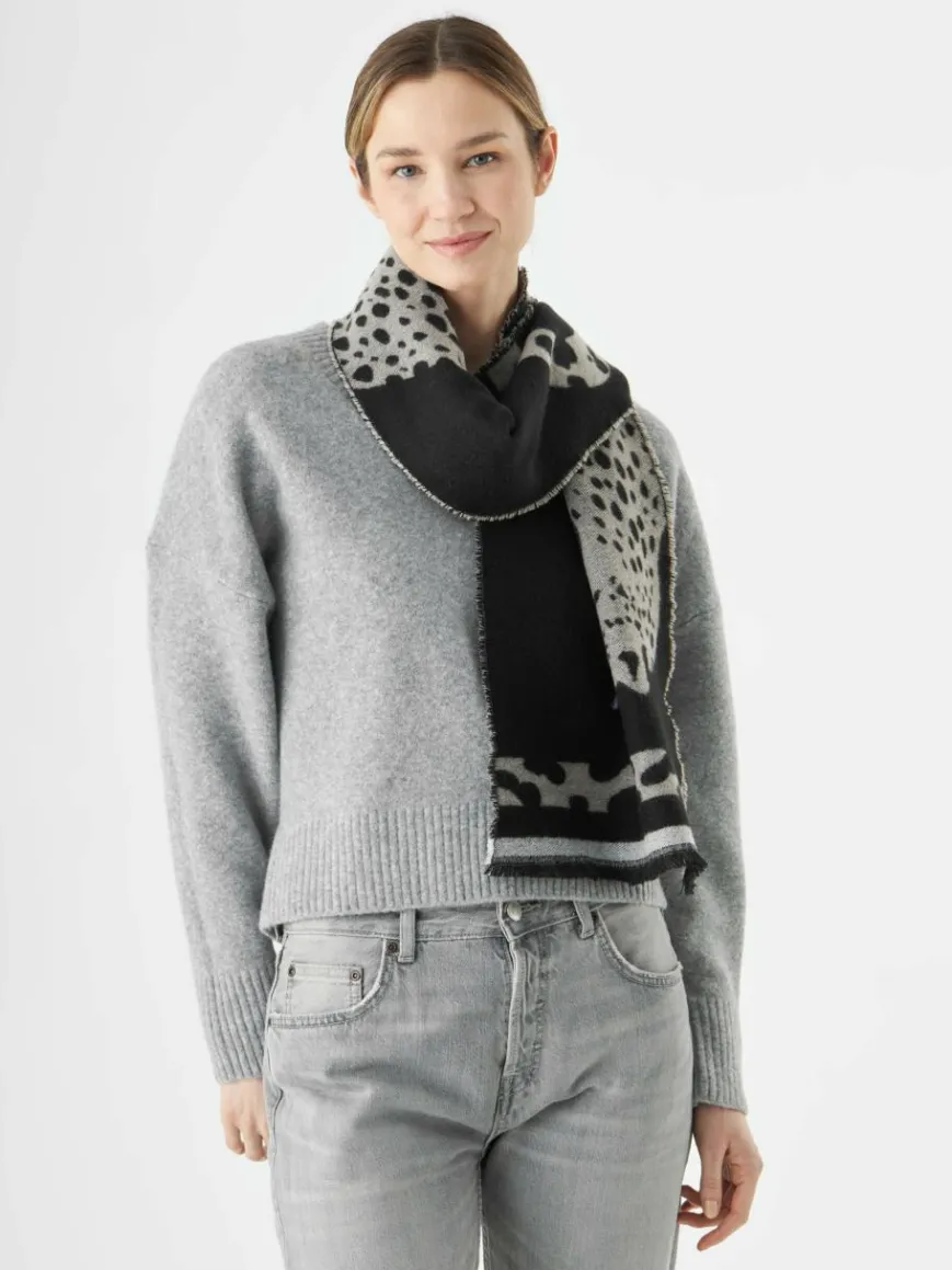 Codello Schals & Tücher*Damen Schal schwarz bedruckt