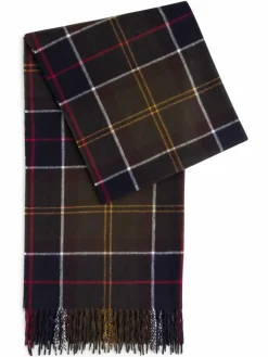 Barbour Schals & Tücher*Damen Schal oliv kariert