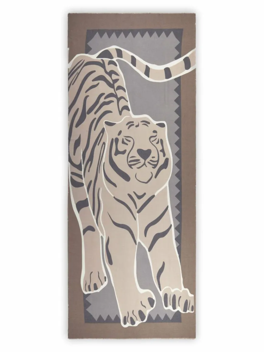 Codello Schals & Tücher*Damen Schal grau bedruckt