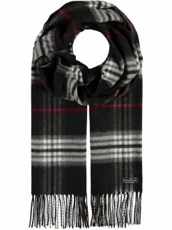 Fraas Schals & Tücher*Damen Schal schwarz kariert