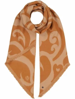 Fraas Schals & Tücher*Damen Schal camel gemustert