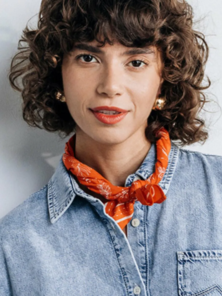 Mustang Schals & Tücher*Damen Schal orange uni