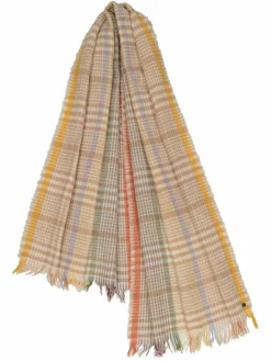 Fraas Schals & Tücher*Damen Schal camel kariert