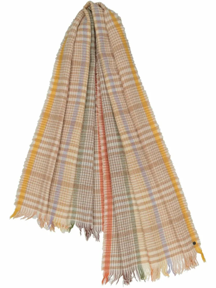 Fraas Schals & Tücher*Damen Schal camel kariert