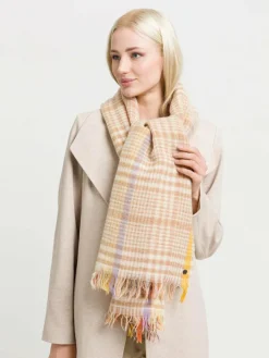 Fraas Schals & Tücher*Damen Schal camel kariert