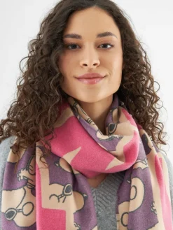 Codello Schals & Tücher*Damen Schal lila bedruckt