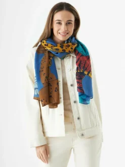 Codello Schals & Tücher*Damen Schal blau bedruckt