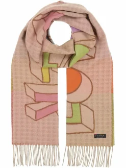 Fraas Schals & Tücher*Damen Schal rosa gemustert