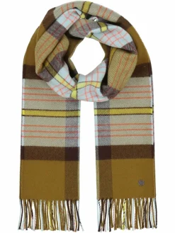 Fraas Schals & Tücher*Damen Schal khaki kariert