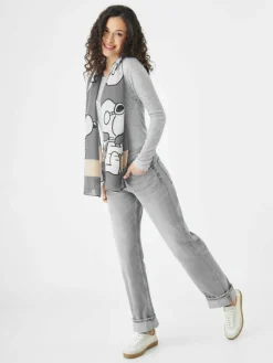 Codello Schals & Tücher*Damen Schal grau bedruckt