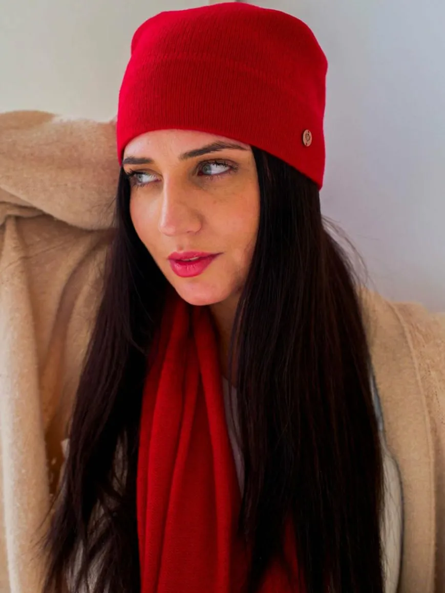 Fraas Schals & Tücher*Damen Schal rot uni