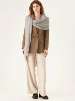 Codello Schals & Tücher*Damen Schal hellgrau bedruckt