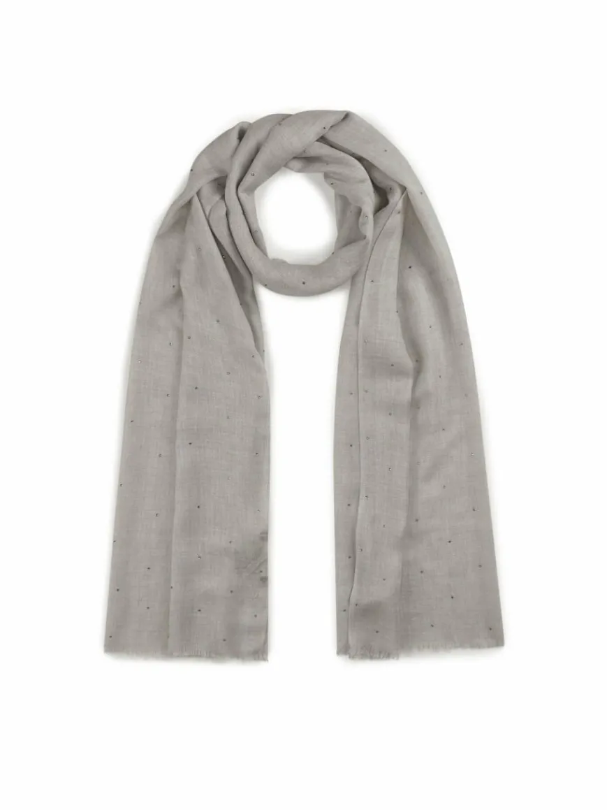 Codello Schals & Tücher*Damen Schal hellgrau bedruckt